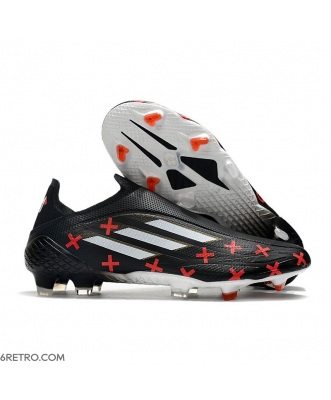 Adidas X Speedflow+ Firm Ground Black White Red Football Boots