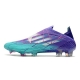 Adidas X Speedflow+ Firm Ground Purple Rush Silver Metallic Mint Rush Football Boots