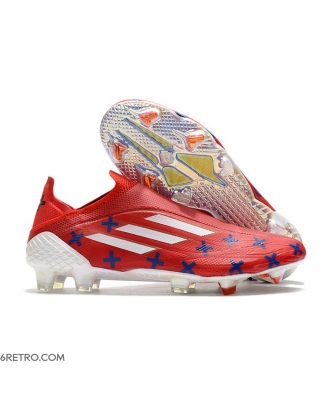 Adidas X Speedflow+ Firm Ground Red White Blue Football Boots