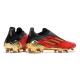 Adidas X Speedflow+ Firm Ground Vivid Red Gold Metallic Core Black Football Boots