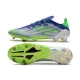 Adidas X Speedflow.1 Firm Ground Adizero White Screaming Green Sonic Ink Football Boots