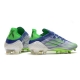 Adidas X Speedflow.1 Firm Ground Adizero White Screaming Green Sonic Ink Football Boots