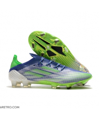 Adidas X Speedflow.1 Firm Ground Adizero White Screaming Green Sonic Ink Football Boots