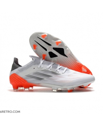 Adidas X Speedflow.1 Firm Ground WhiteSpark - White Iron Metal Solar Red Football Boots