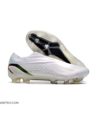 Adidas X Speedportal+ Firm Ground White Football Boots