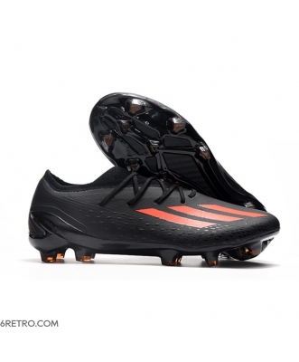 Adidas X Speedportal.1 Firm Ground Core Black Solar Red Solar Green Kids Football Boots