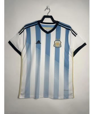 Argentina Retro Home Shirt Men 2014