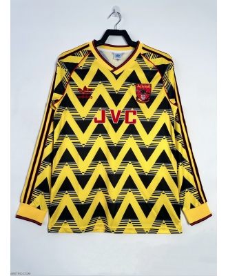 Arsenal Retro Away Shirt Men 91-93 Long sleeve