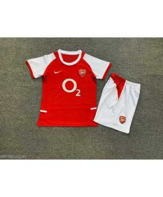 Arsenal Retro Home Shirt Kids 02-04