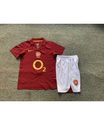 Arsenal Retro Home Shirt Kids 05-06
