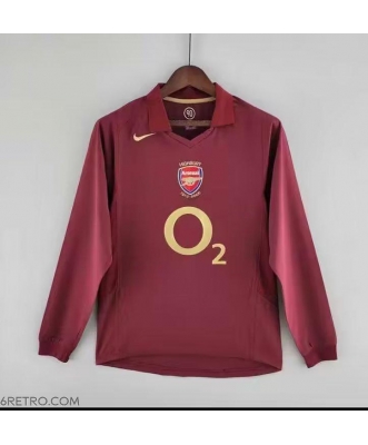 Arsenal Retro Home Shirt Men 05-06 Long sleeve