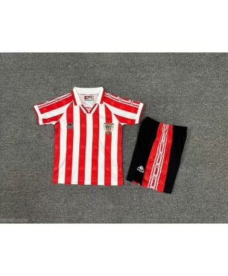 Athletic Bilbao Retro Home Shirt Kids 95-97