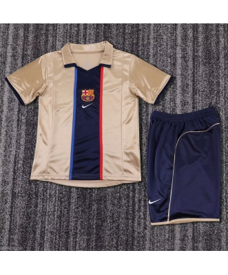 Barcelona Retro Away Shirt Kids 01-02