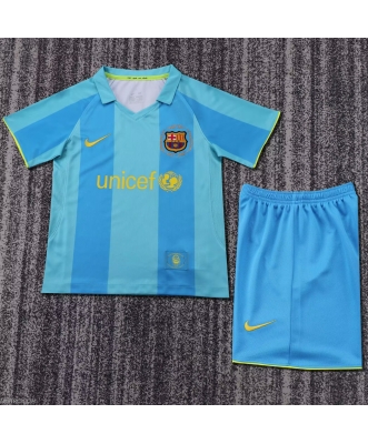 Barcelona Retro Away Shirt Kids 07-08