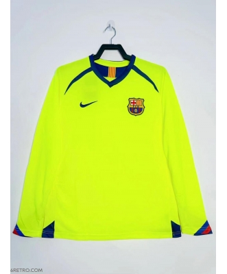 Barcelona Retro Away Shirt Men 05-06 Long sleeve