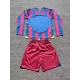 Barcelona Retro Home Shirt Kids 05-06 Long sleeve