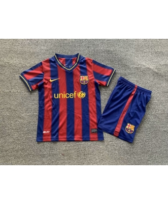 Barcelona Retro Home Shirt Kids 09-10