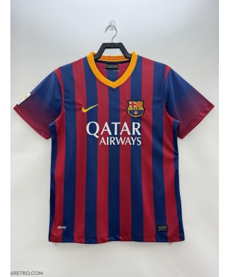 Barcelona Retro Home Shirt Men 13-14