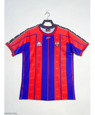 Barcelona Retro Home Shirt Men 97-98