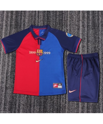Barcelona Retro Shirt Kids(Centennial Edition)