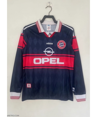 Bayern Munich Retro Home Shirt Men 97-99 Long sleeve