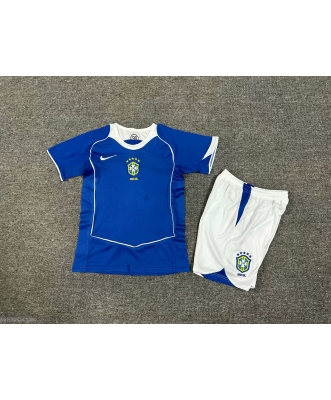 Brazil Retro Away Shirt Kids 2004