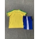 Brazil Retro Home Shirt Kids 1998