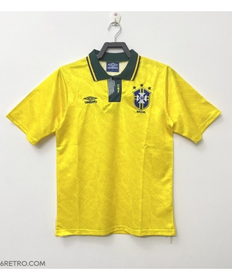 Brazil Retro Home Shirt Men 1991-93