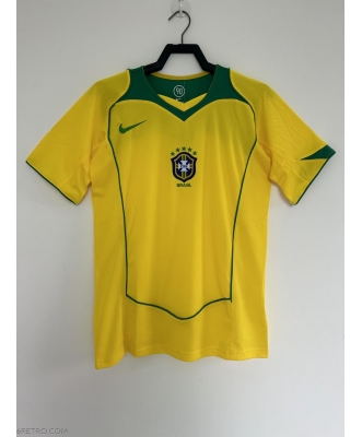 Brazil Retro Home Shirt Men 2004