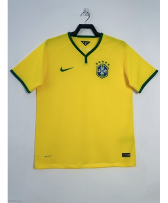 Brazil Retro Home Shirt Men 2014