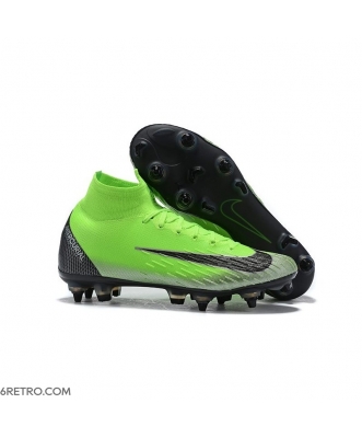 Cristiano Ronaldo Nike Mercurial Superfly 6 Elite AC SG-Pro Green Black Football Boots