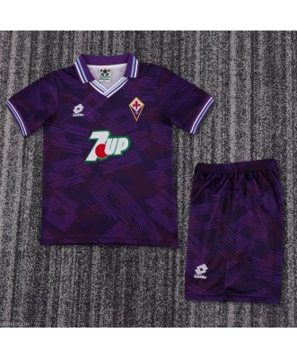 Fiorentina Retro Home Shirt Kids 92-93