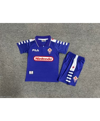 Fiorentina Retro Home Shirt Kids 98-99