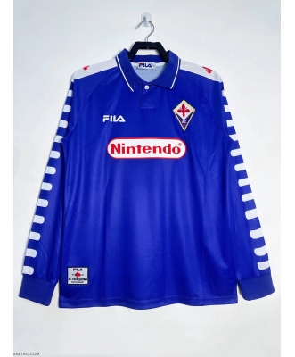 Fiorentina Retro Home Shirt Men 98-99 Long sleeve