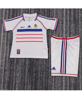 France Retro Away Shirt Kids 1998