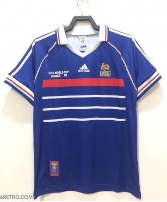 France Retro Home Shirt Men 1998