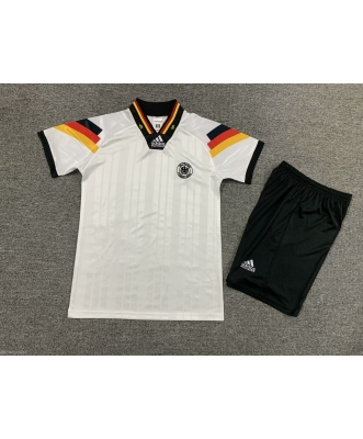 Germany Retro Home Shirt Kids 1992