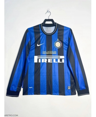 Inter Milan Retro Home Shirt Men 09-10 Long sleeve