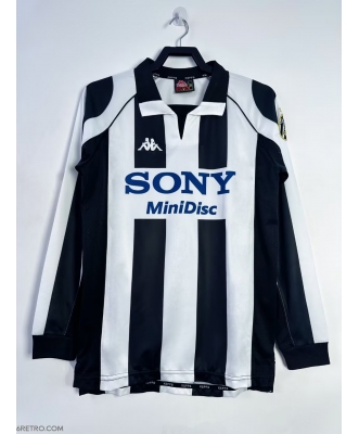 Juventus Retro Home Shirt Men 97-98 Long sleeve