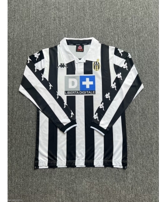 Juventus Retro Home Shirt Men 99-00 Long sleeve