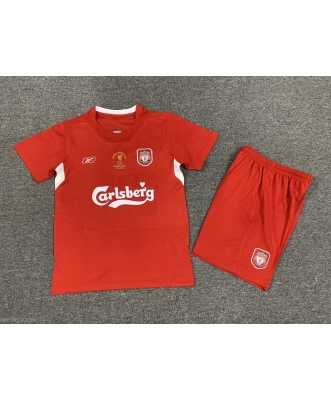 Liverpool Retro Home Shirt Kids 04-05