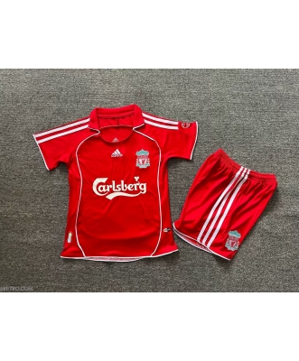 Liverpool Retro Home Shirt Kids 06-07