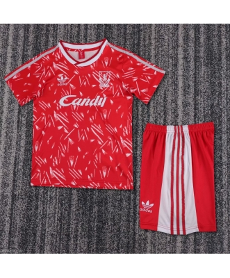 Liverpool Retro Home Shirt Kids 89-91