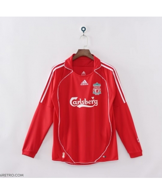 Liverpool Retro Home Shirt Men 06-08 Long sleeve