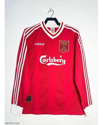 Liverpool Retro Home Shirt Men 95-96 Long sleeve