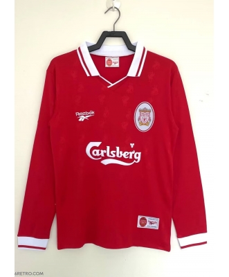 Liverpool Retro Home Shirt Men 96-97 Long sleeve