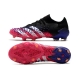 Low-cut Adidas Predator Freak .1 Firm Ground Core Black White Shock Pink Football Boots
