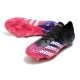 Low-cut Adidas Predator Freak .1 Firm Ground Core Black White Shock Pink Football Boots