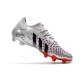 Low-cut Adidas Predator Freak .1 Firm Ground Silver Metallic Core Black Scarlet Football Boots