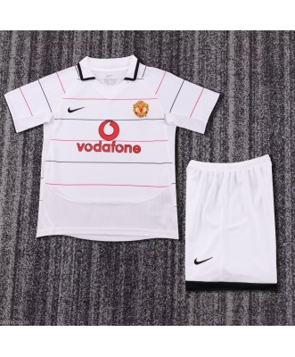 Manchester United Retro Away Shirt Kids 03-05
